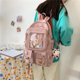 Waterproof Anti-theft Women Backpack Large Capacity School Bag