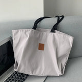 Nylon Waterproof Women Canvas Handbags Ladies Shoulder Shopping Bags