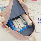 Nylon Waterproof School Backpack for Teens Girls