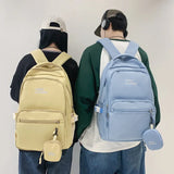 Waterproof Nylon Backpack for Teenage Girls Large Capacity Travel Bags