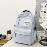 Nylon Waterproof School Backpack for Teenage Girls Large Capacity Travel Bags