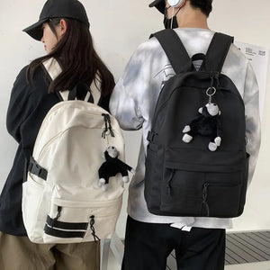 Nylon Waterproof School Backpacks for Teen Girls Boys Travel Bags