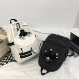 Nylon Waterproof School Backpacks for Teen Girls Boys Travel Bags