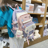 Waterproof School Backpack for Teenage Girls Laptop Backpacks