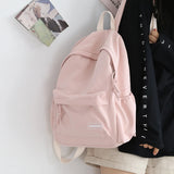 Nylon Backpack Schoolbag For Teenage Girls Boys Harajuku Female Bag