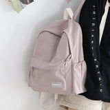 Nylon Backpack Schoolbag For Teenage Girls Boys Harajuku Female Bag