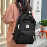 Nylon Women Backpack School Bag For Girl Student Travel Bag