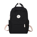 Nylon Women Backpack School Bag For Girl Student Travel Bag