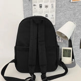 Nylon Women Backpack Large Capacity School Bag Waterproof Travel Backpack