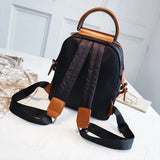 Nylon Women Backpack Panelled Travel Bags Backpack School bag For Teenage Girls