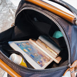 Nylon Women Backpack Panelled Travel Bags Backpack School bag For Teenage Girls