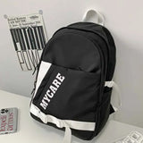 Nylon Women Backpack Waterproof Rucksack School Bag Student Bookbag Travel