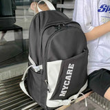 Nylon Women Backpack Waterproof Rucksack School Bag Student Bookbag Travel