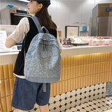 Nylon Women Backpack Large Capacity School Bags Teenage Girls Shoulder Bags