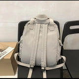 Nylon Women Backpack Solid Female Backpacks School Bag for Girls Teenage