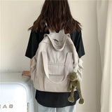 Nylon Women Backpack Solid Female Backpacks School Bag for Girls Teenage