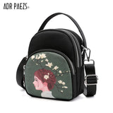 Nylon Canvas Handbags Mini Shoulder Bag Cell Phone Bags Casual Ladies Flap Bag