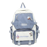 Waterproof Nylon Women School Backpack Multifunction Female Business Teenage Lap