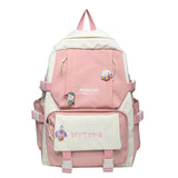 Waterproof Nylon Women School Backpack Multifunction Female Business Teenage Lap