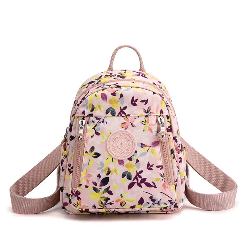 Nylon Women Shoulder Backpack Small Female Travel Bag Teenage Girls School Bags