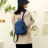 Nylon Women Shoulder Backpack Small Female Travel Bag Teenage Girls School Bags