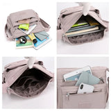 Nylon Women Shoulder Bag Female Travel Top-handle Handbag Multi-pockets Tote Gir
