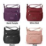 Nylon Women Shoulder Bag Female Travel Top-handle Handbag Multi-pockets Tote Gir