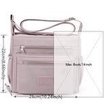 Nylon Women Shoulder Bag Female Travel Top-handle Handbag Multi-pockets Tote Gir