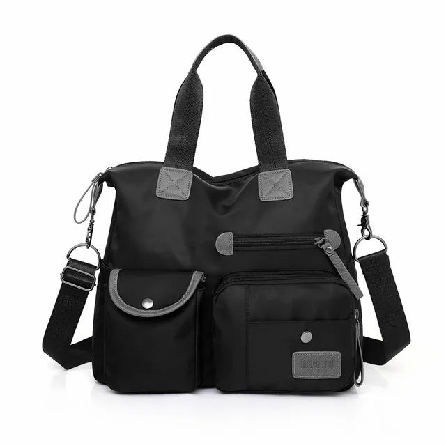 Nylon Women Shoulder Bag Waterproof Crossbody Large Capacity