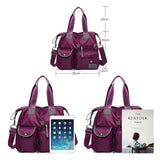 Nylon Women Shoulder Bag Waterproof Crossbody Large Capacity