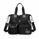 Nylon Waterproof Crossbody Bag Large Capacity Tote Travel Messenger