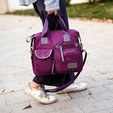 Nylon Waterproof Crossbody Bag Large Capacity Tote Travel Messenger