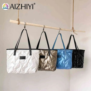 Nylon Women Shoulder Bags Casual Large Capacity Soft Lightweight