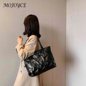 Nylon Women Shoulder Bags Casual Large Capacity Soft Zipper Portable Lightweight