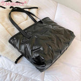 Nylon Women Shoulder Bags Large Capacity Ladies Handbags Soft Warm