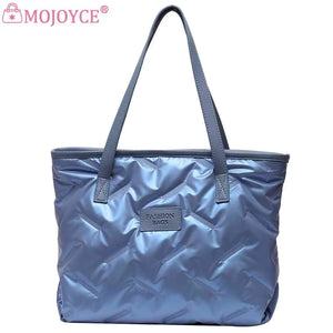 Nylon Women Shoulder Bags Large Capacity Ladies Handbags Soft Warm