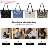 Nylon Women Shoulder Bags Large Capacity Ladies Handbags Soft Warm