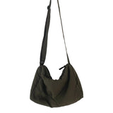 Nylon Women Shoulder Bags Solid Travel Crossbody Bag for Girl Retro Handbag