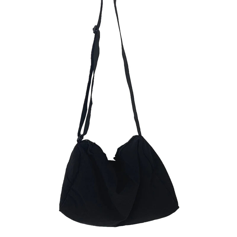Nylon Women Shoulder Bags Solid Travel Crossbody Bag for Girl Retro Handbag