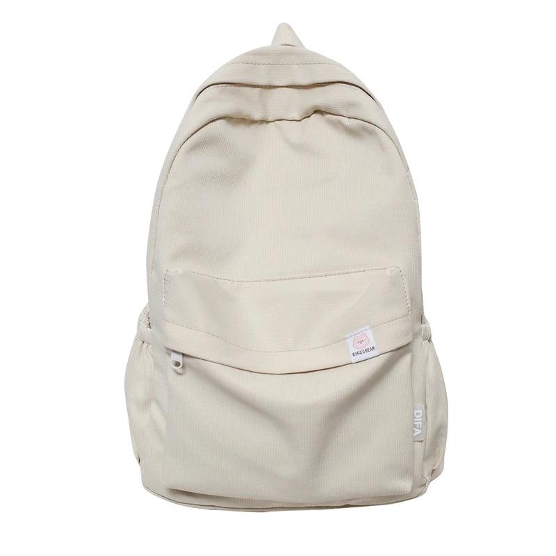Waterproof Nylon Backpack College Style Travel Rucksack School Bags
