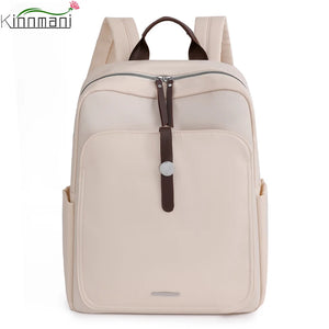 Nylon Women's Backpack Large Capacity Girls Travel School Bag