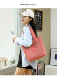 Nylon Women's Shoulder Bag Canvas Tote Mommy Bag