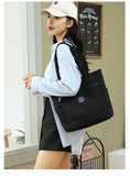 Nylon Women's Shoulder Bag Canvas Tote Mommy Bag