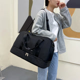 Nylon Yoga Fitness Bag Dry Wet Separation Men Woman Crossbody Sport Bag