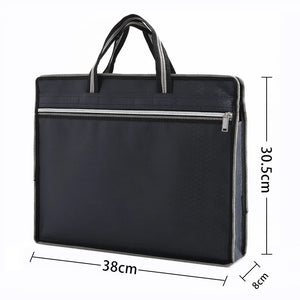 Nylon Zipper Business Briefcase Waterproof Handbag