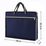 Nylon Zipper Business Briefcase Waterproof Handbag
