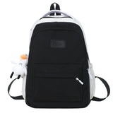 Nylon Backpack for Junior School Students Large Capacity Travel Bag