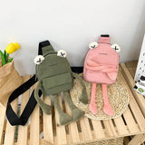 Creative Frog Messenger Bag Nylon Girl Shoulder Bag