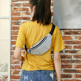 Women Waist Pack Laser Beach Bag Messenger Crossbody Bag