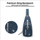 Casual Crossbody Bag for Women Waterproof Messenger Sling Bag